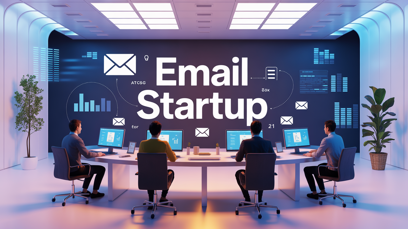 email startup équipe collaboration sécurité digitale