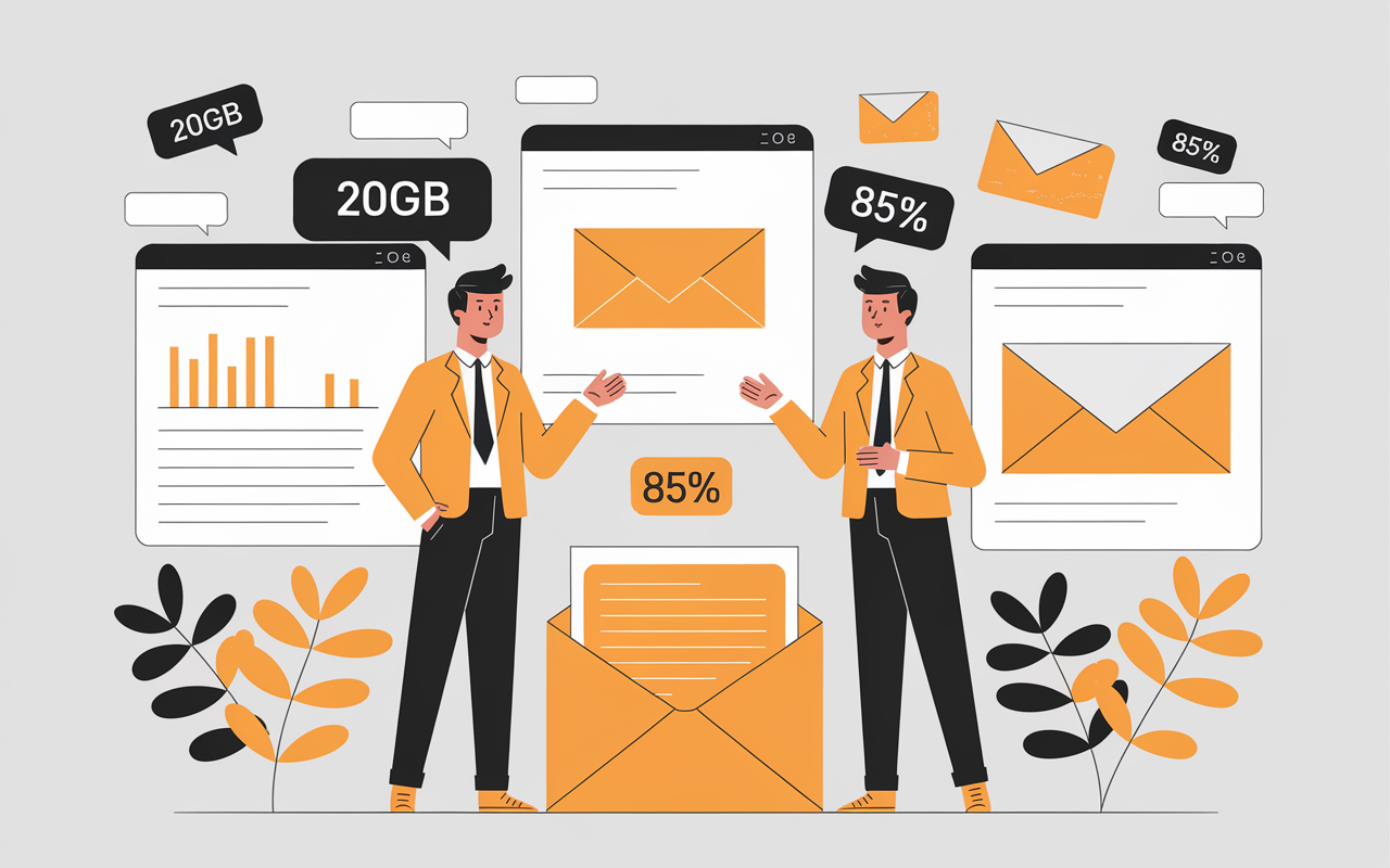 email startup sécurité confidentialité chiffres