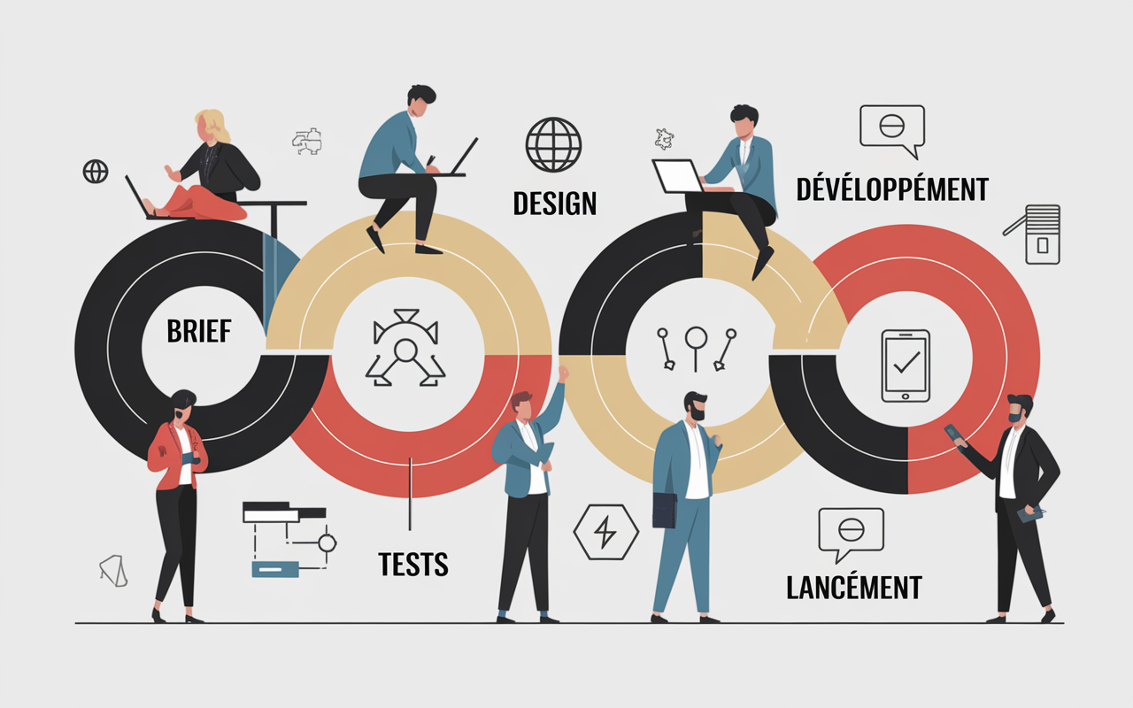 roadmap etapes developpement application mobile