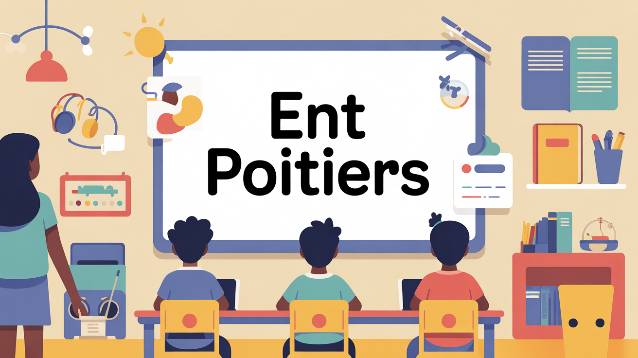 Vue de l'espace numerique ENT Poitiers avec profils eleve parent enseignant