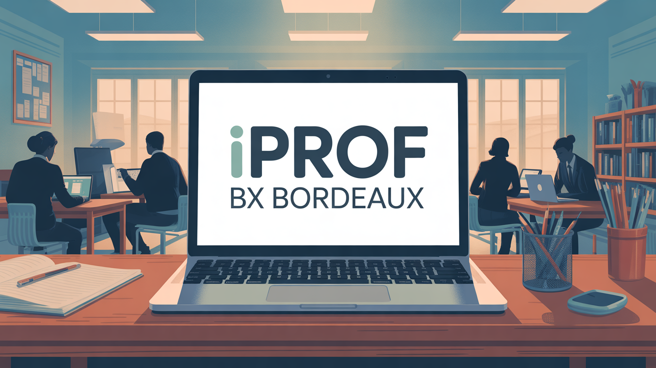 Illustration ordinateur sur iProf BX Bordeaux