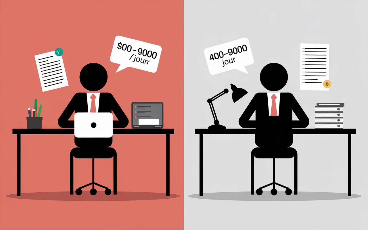 Marketing digital salaire 2025 freelance salarié comparatif