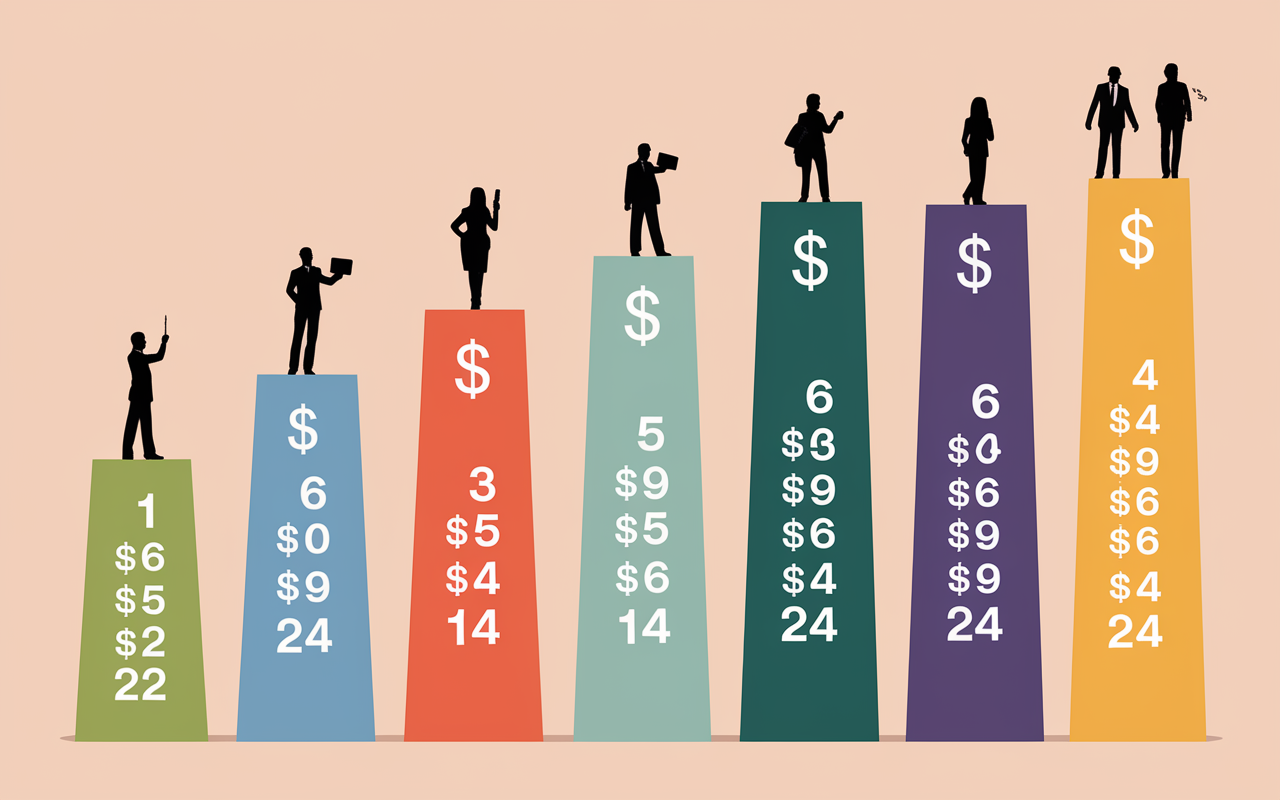 Marketing digital salaires 2025, tableau métiers