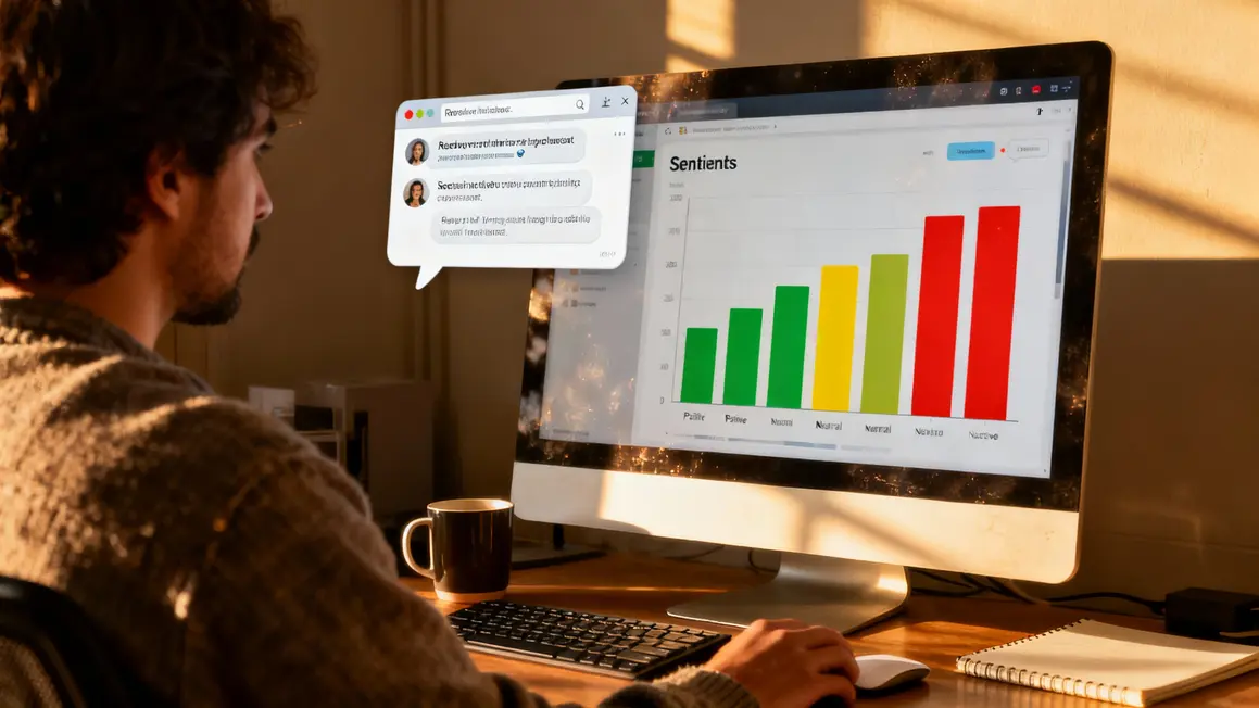 interface brand24 analyse sentiment avec graphiques et mentions