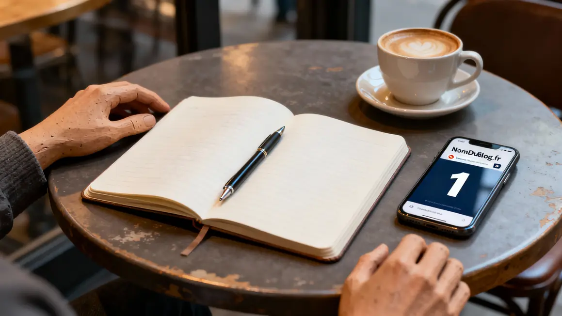 Nom blog sur carnet café urbain