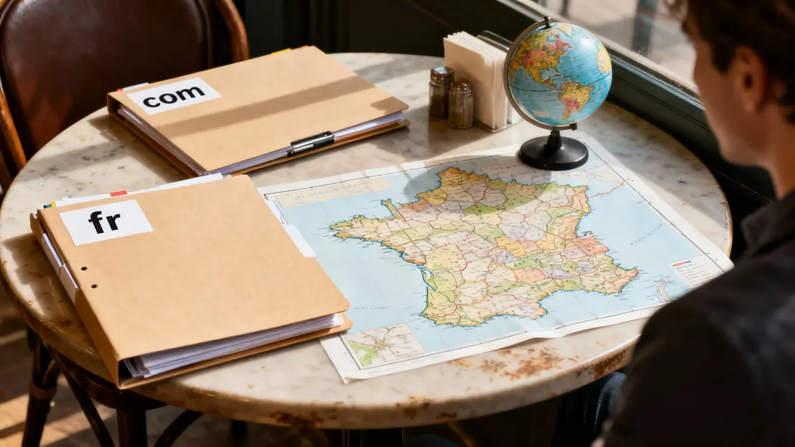 Tableau dossiers .fr et .com comparatif