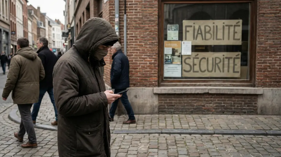 Scène urbaine vigilance fiabilité site marchand