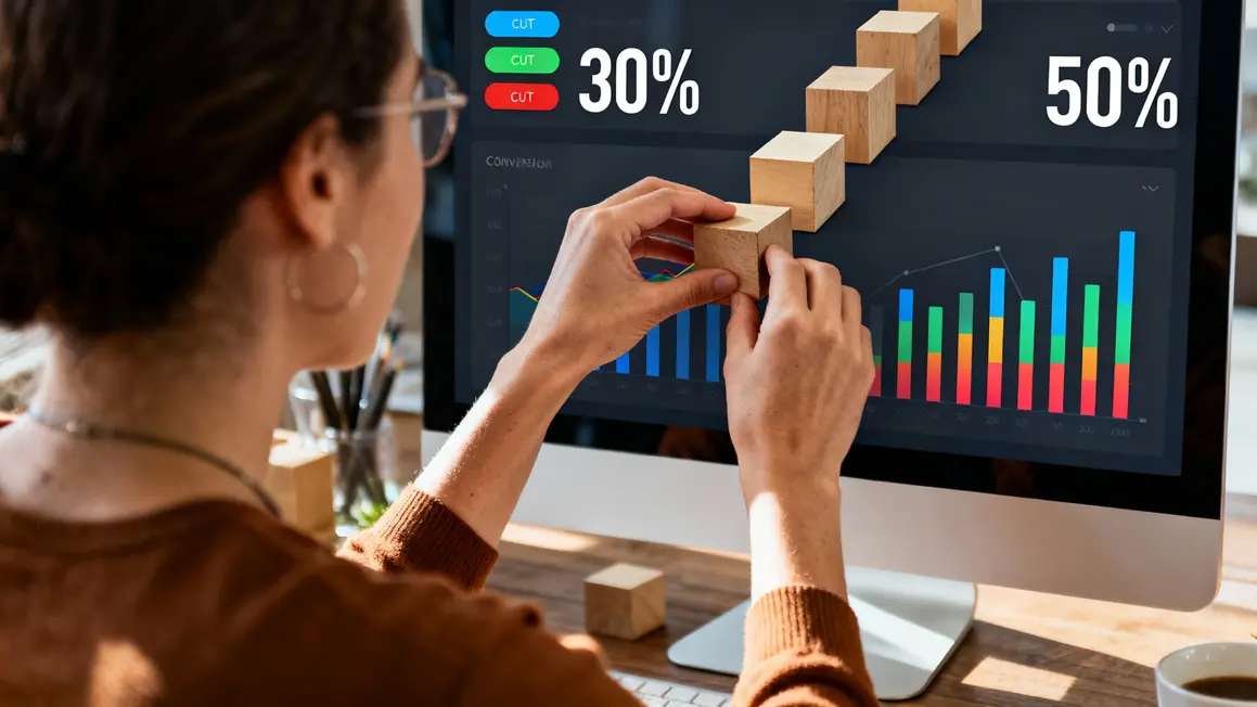 main ajustant cta et statistiques conversion