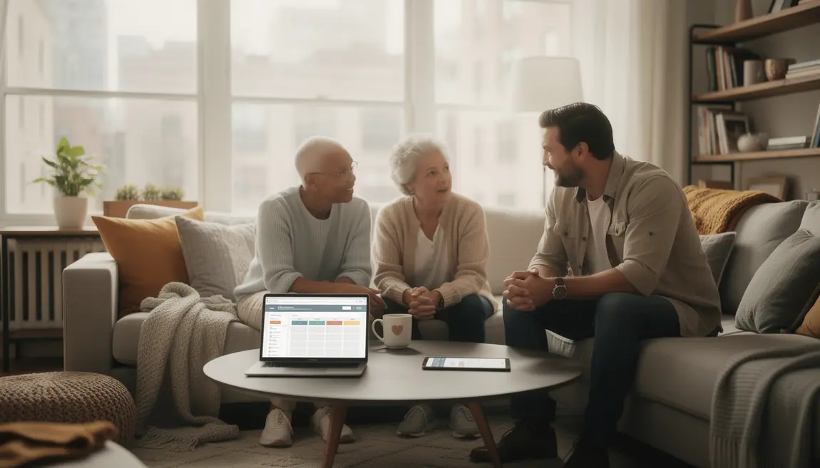 extranet azae famille personne agee et professionnel sur tablette