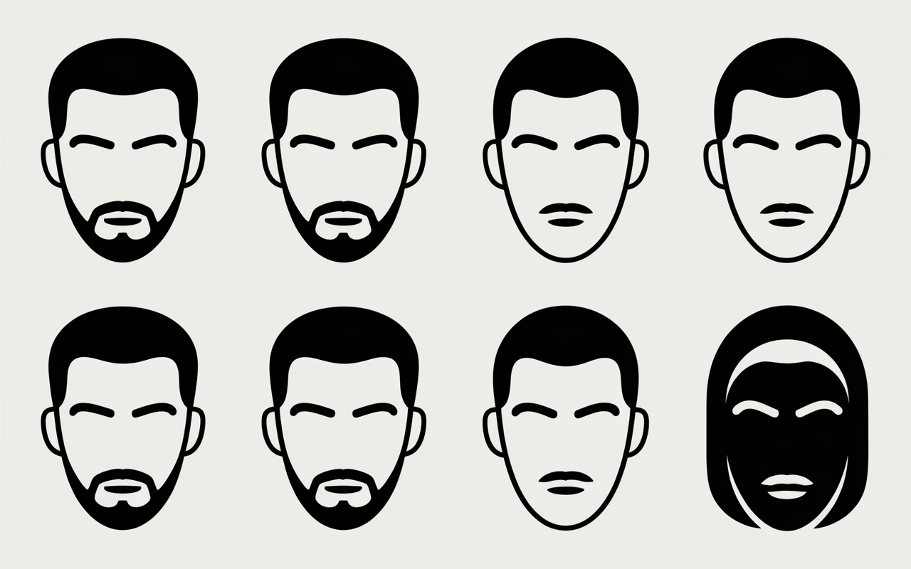 Différents style barbe homme selon visage